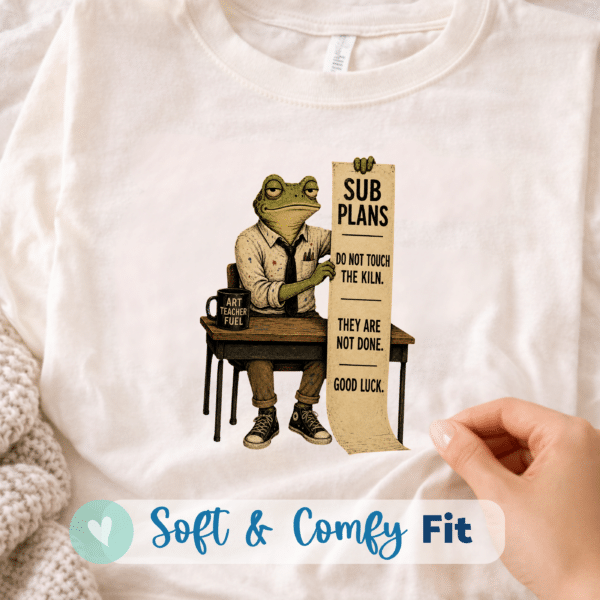 frog teacher shirt classroom humor