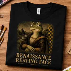Renaissance art shirt funny art history frog teacher shirt