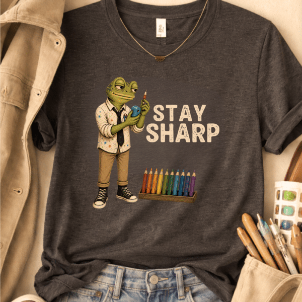 funny art teacher tee pencil humor