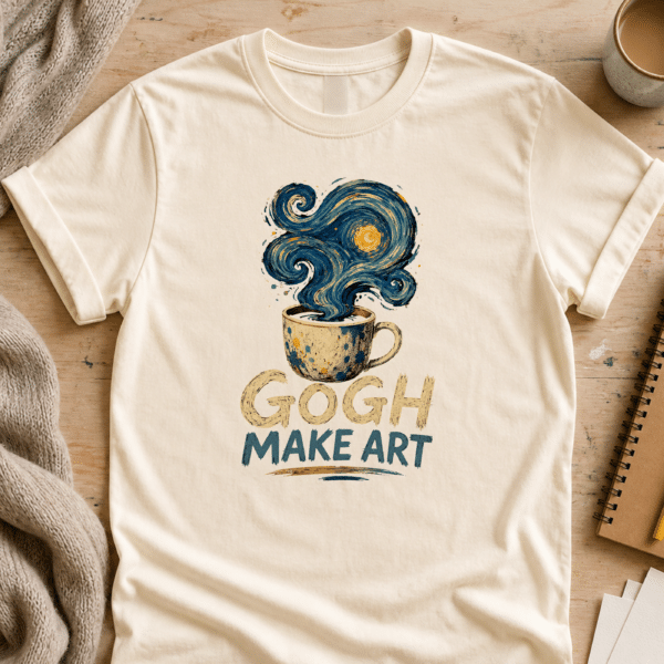 funny artist shirt coffee painting design