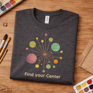mindful artist shirt find your center