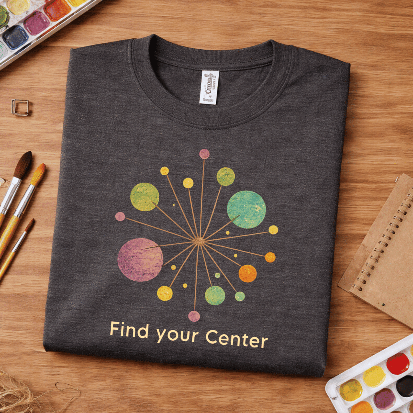 mindful artist shirt find your center