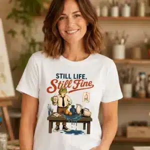still life shirt still fine frog design