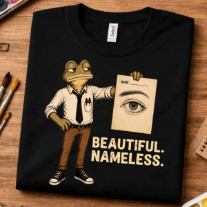 student artwork shirt beautiful nameless frog
