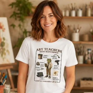 teacher burnout shirt art teachers have seen things