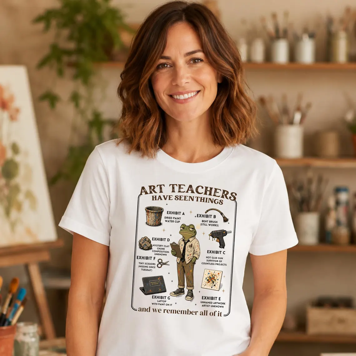 teacher burnout shirt art teachers have seen things