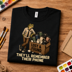 teacher everyday shirt remember phone frog