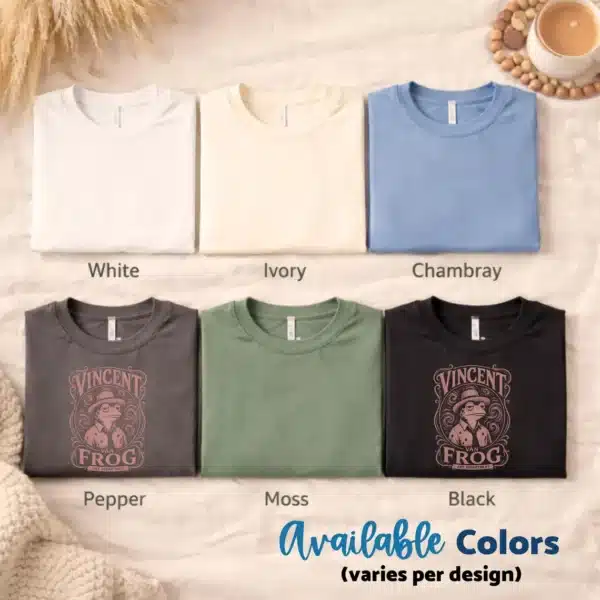 Frog Artist Shirt – Vincent Van Frog Funny Vintage Art Teacher Tee - Image 3