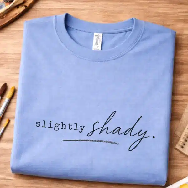 Art Teacher Humor Shirt – Slightly Shady Funny Teacher Tee Amusing Gift - Image 3