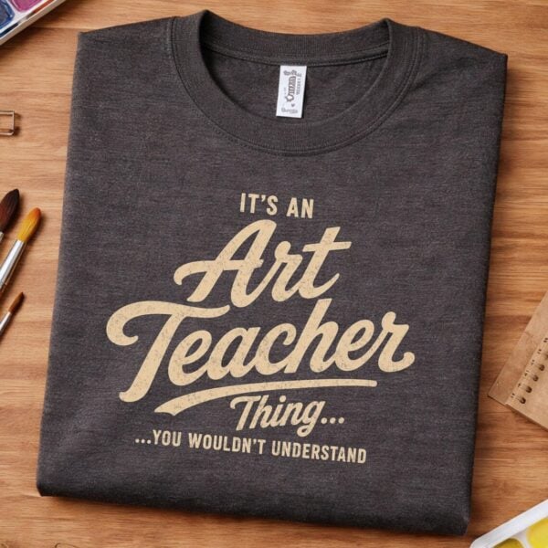 Art Teacher Gift Shirt – It's An Art Teacher Thing Funny Tee - Image 3