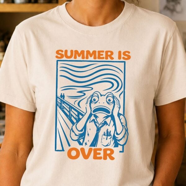 Back to School Art Teacher Shirt – Summer Is Over Funny Tee - Image 2