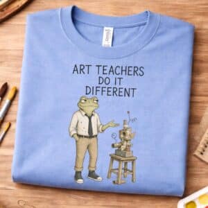 Vincent Van Frog art teacher graphic tee creative teacher shirt