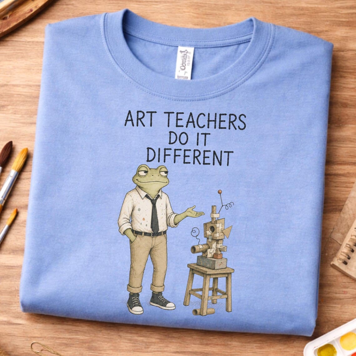 Vincent Van Frog art teacher graphic tee creative teacher shirt