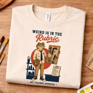 art rubric shirt weird is in the rubric