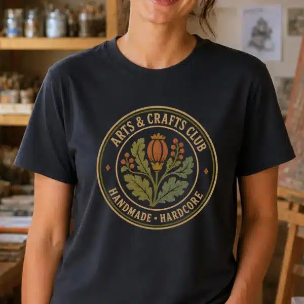 Arts and Crafts Shirt – Arts and Crafts Club Art Teacher Tee Inspiring - Image 2