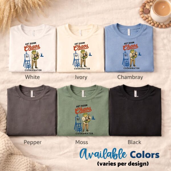 Art Room Shirt – Chaos Coordinator Funny Art Teacher Tee - Image 4