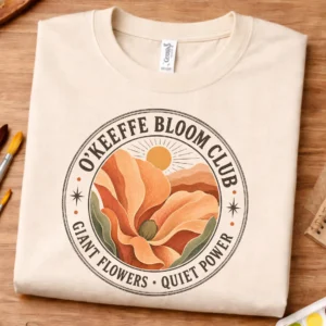 georgia okeeffe shirt bloom club