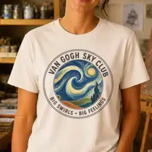 starry night shirt van gogh sky club