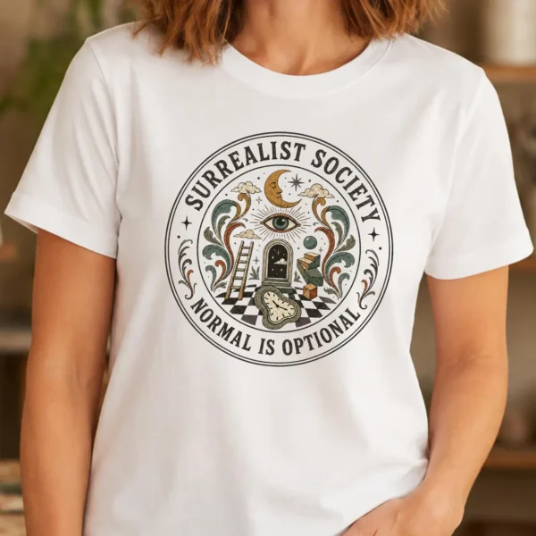 Surrealism Shirt – Surrealist Society Art Teacher Inspirational Tee - Image 3