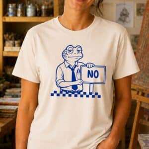 teacher boundaries shirt funny frog no sign