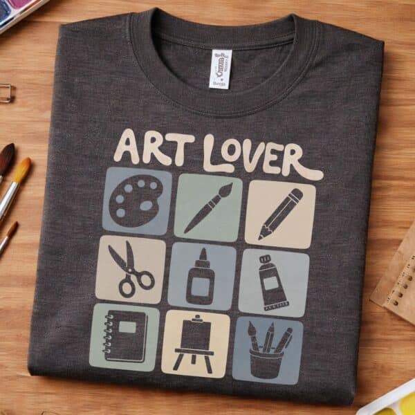 Artist Icons Shirt – Art Lover Creative Graphic Inspiring Tee - Image 2