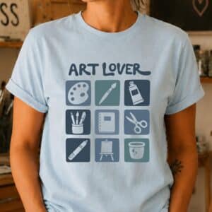 Artist icons shirt featuring Art Lover design