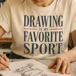 Drawing lover shirt featuring Drawing Is My Favorite Sport design