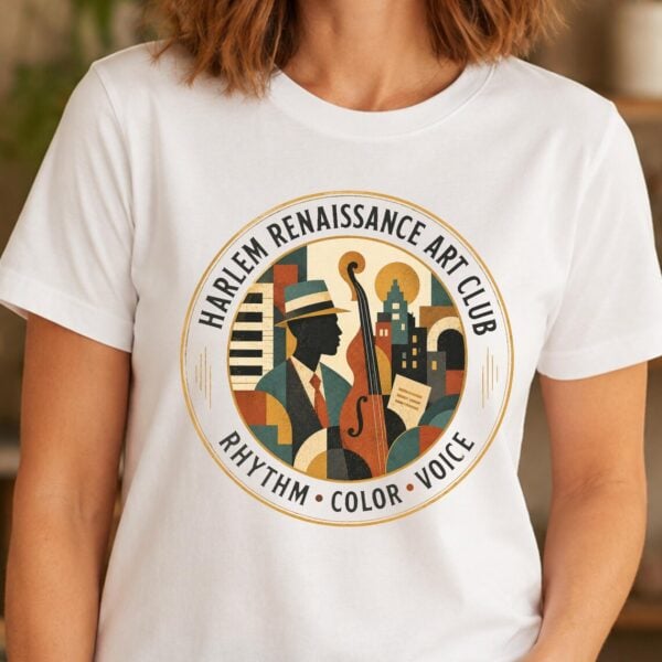 Harlem Renaissance Shirt – Art Club Graphic Tee for Artists & Teachers Inspirational Powerful - Image 3