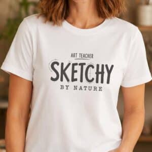 Sketchbook shirt featuring Sketchy by Nature design
