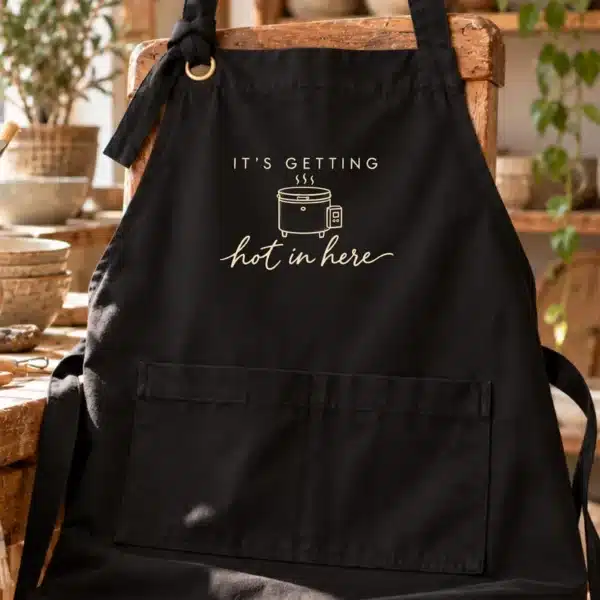Ceramics Apron – It's Getting Hot in Here Kiln Funny Design - Image 4