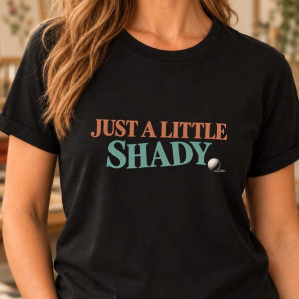 Art Teacher Shading Shirt – Just a Little Shady Tee Funny Art Tee - Image 3