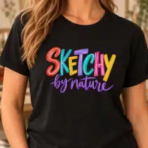 Sketch artist shirt featuring Sketchy by Nature